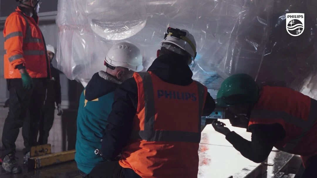 Production d'une vidéo d'entreprise pour la livraison d'un IRM Philips à Montpellier